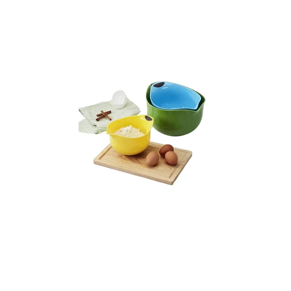 Cuisinart Set of 3 Mixing Bowls CTG-00-3MBM Nonslip Nesting Multi Color‎ New